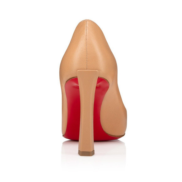 Christian Louboutin Condora 85 Nude Blush Kid Leather Pointed Toe Heel Pump 40 - Picture 11 of 13